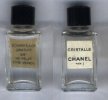  Cristalle ancien bouchon bakelite et pastille alu étiquette abimée  au dos  de Chanel 