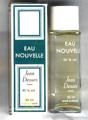  Eau Nouvelle modèle d'essai gratuit 30 ml boite tachée vide de Desses 