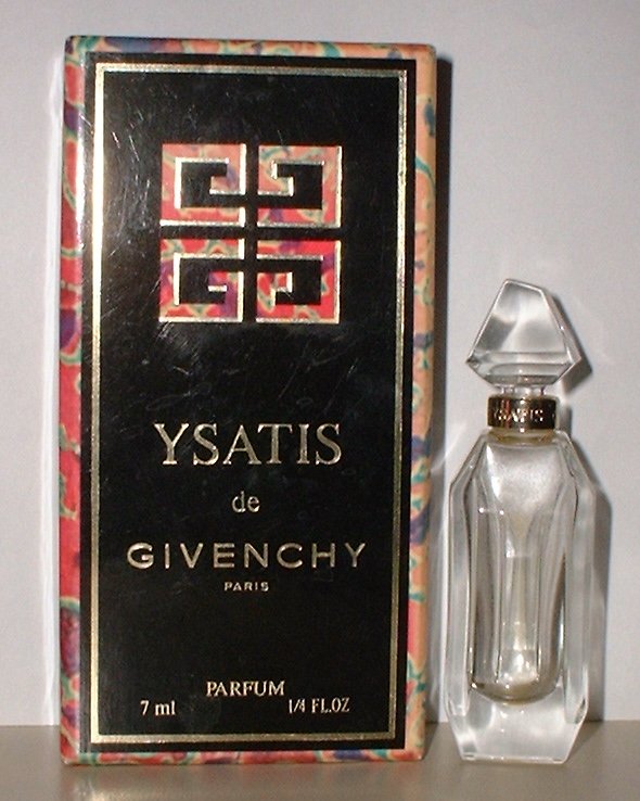 flacon YSATIS parfum 7 ml vide cristal  de Givenchy 