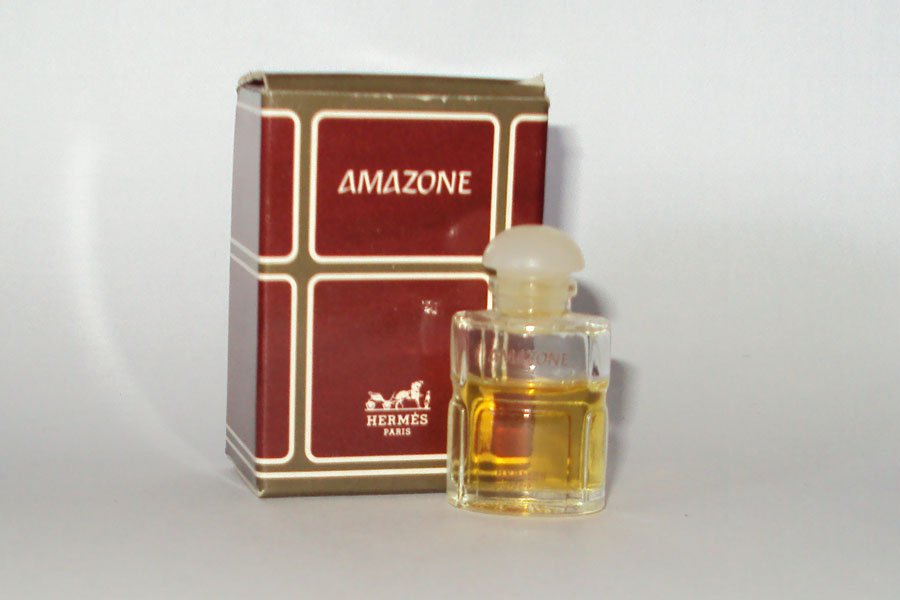 Amazone  parfum 3.8 cm sérigraphie foncé  de Hermès 