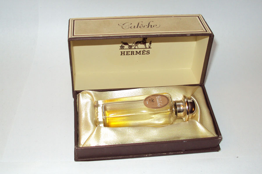 Calèche Parfum 7.5 ml vide étiquette légérement éffacée  de Hermès 