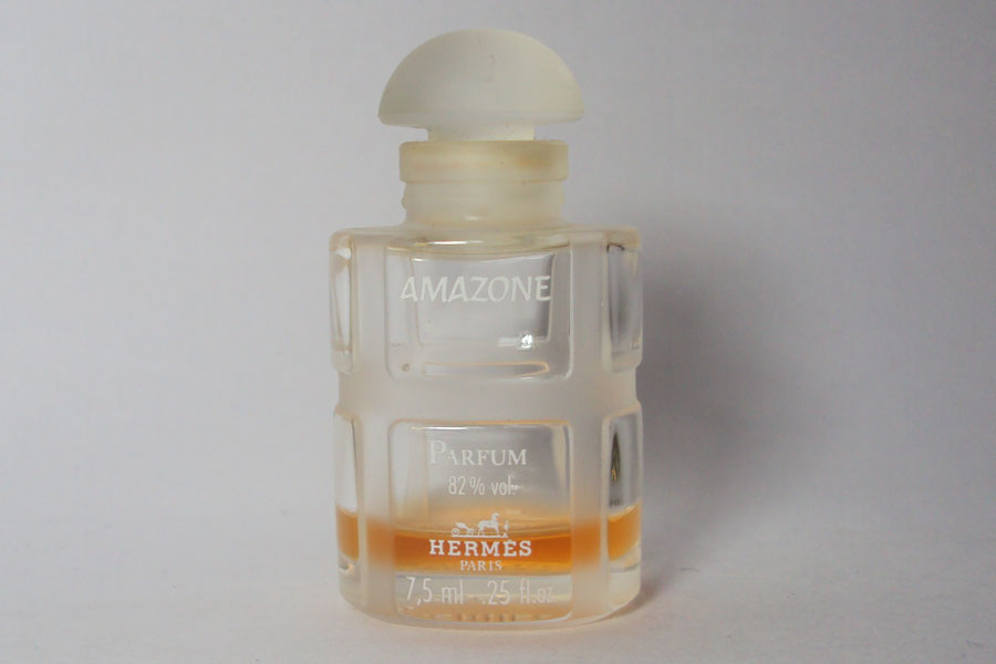 Amazone Flacon du parfum bouchon en verre 7.5 ml hauteur 5.3 cm de Hermès 