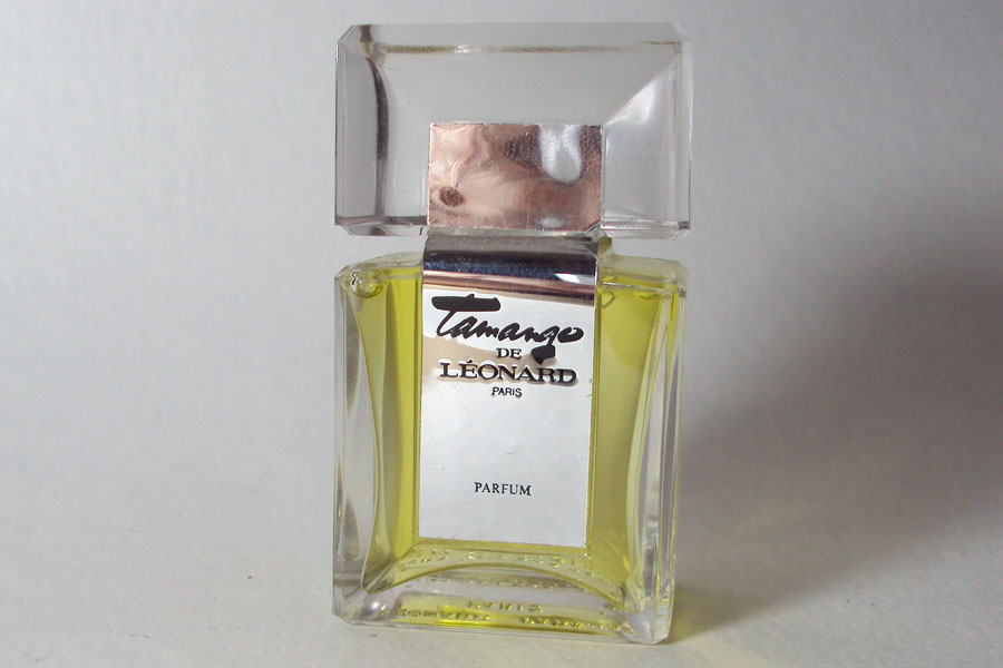 Tamango Flacon du parfum 15 plein RARE bouchon en verre de Léonard 