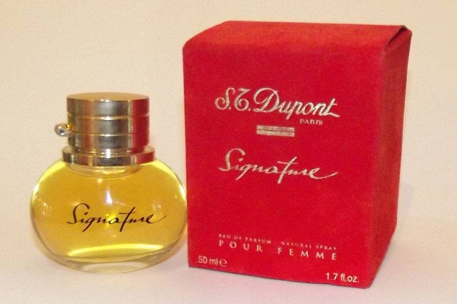Signature Flacon de L'eau de parfum 50 ml Factice Plein de Dupont 