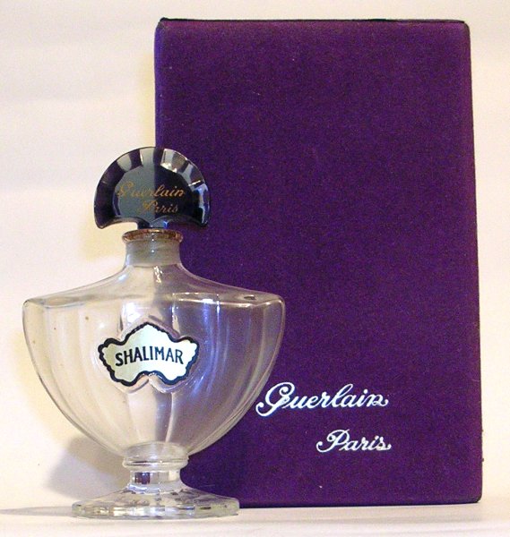 Shalimar Flacon Chauve Souris Ht 10.3 cm pied étroit Parfum VIDE  de Guerlain 