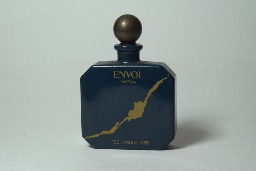 Envol Flacon du parfum 7 ml vide en verre peint bouchon métal de Lapidus ted 