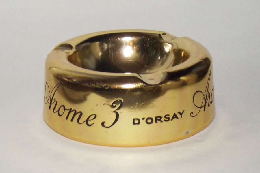 Cendier Arome 3  Diamètre 9.5 cm en métal doré de D'Orsay 