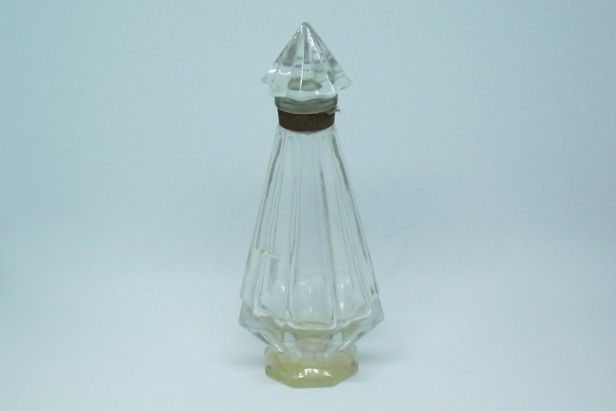 Fath de Fath Flacon du parfum Hauteur 10.8 cm vide bouchon en verre émerisé de Fath Jacques 