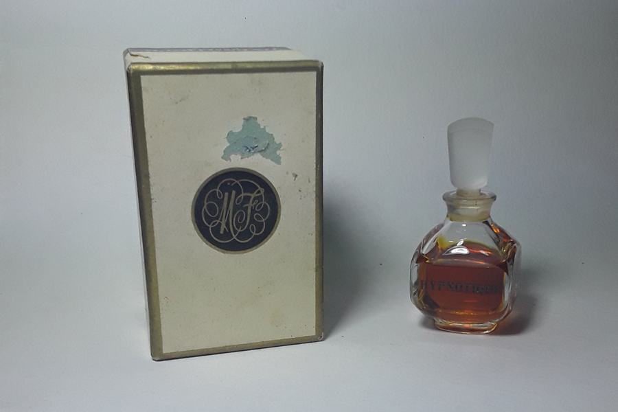 Hypnotique Flacon du parfum bouchon en verre 1/2 Fl Oz Hauteur 7 cm de Max Factor 