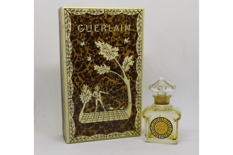 L'Heure Bleue Flacon du parfum 7.5 ml vide en parfait état de Guerlain 